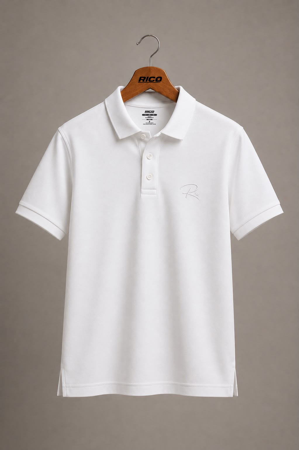 Polo Essencial_Branca Front